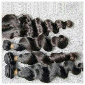 Virgin hair 14"16"18" & 12" Closure